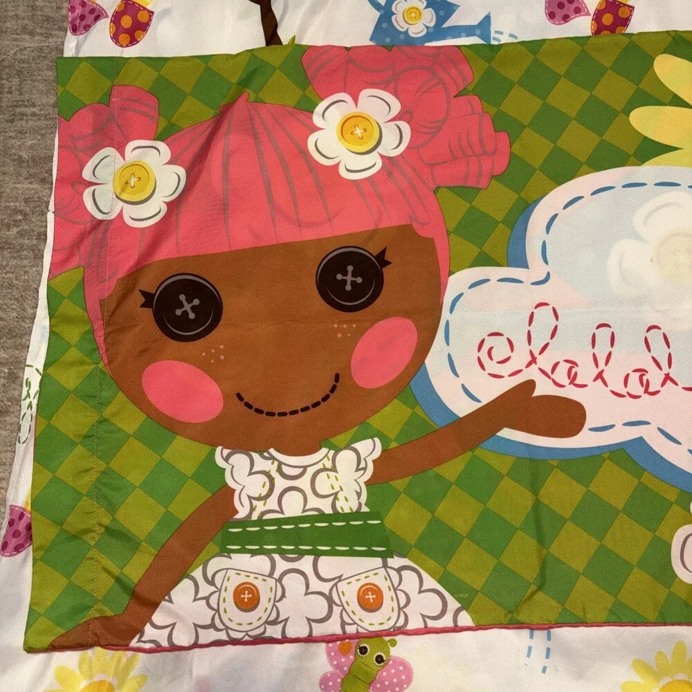 Lalaloopsy Crumbs Sugar Cookie Twin Flat Sheet & Pillowcase Set Flawless MGA
